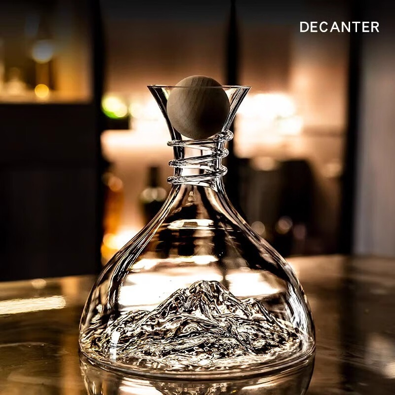 Decanter Aerator Set - Kryształowy dekanter do wina w kształcie
