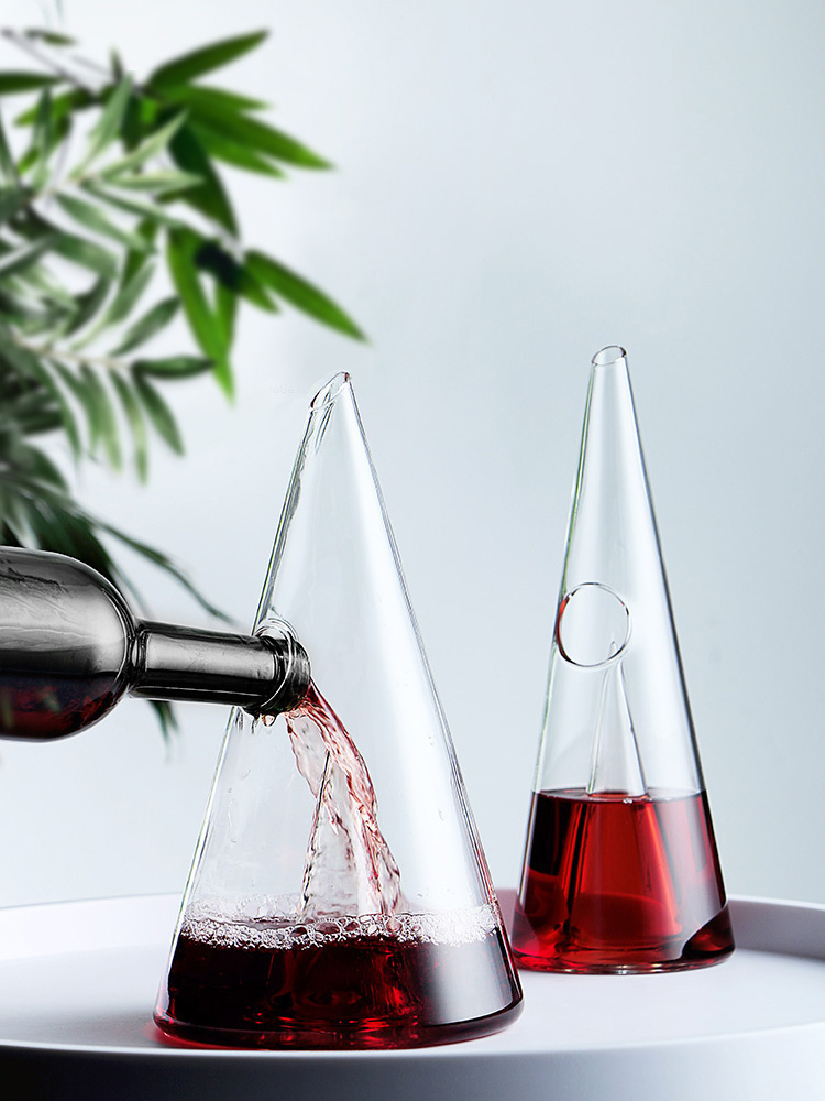 Decanter Aerator Set - Dekanter do wina w kształcie stożka,