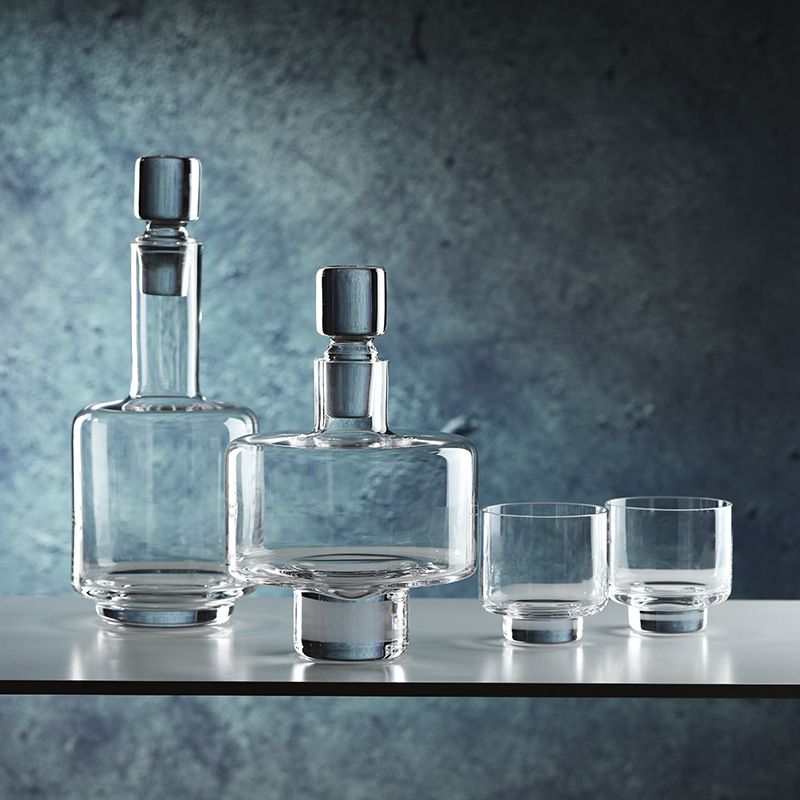 Decanter Aerator Set - Nowoczesny Minimalistyczny Zestaw do Wina z