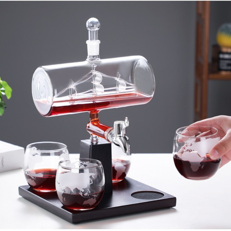 Dekanter do wina ze szkła hart – Decanter Aerator Set recenzja i cena
