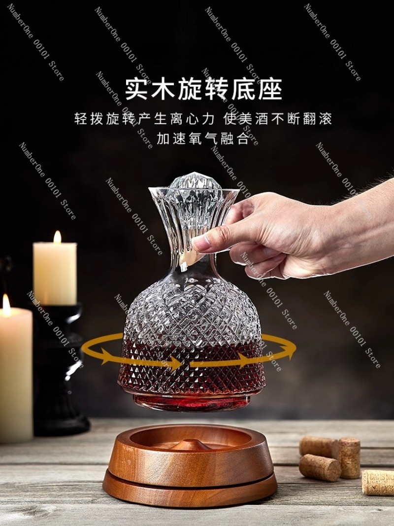 Luksusowy obrotowy karafka do  – Decanter Aerator Set recenzja i cena