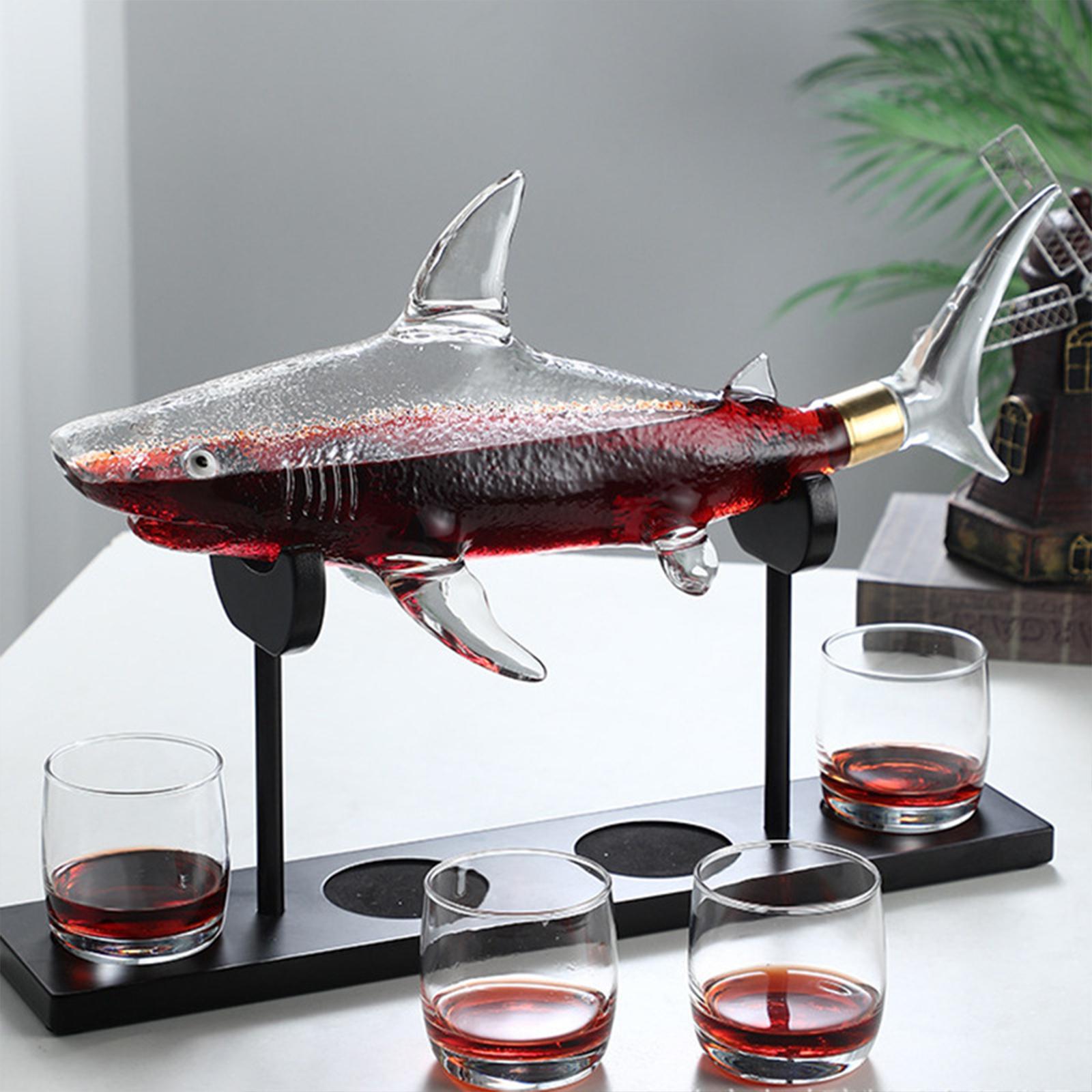 Karafka do wina w kształcie ry – Decanter Aerator Set recenzja i cena