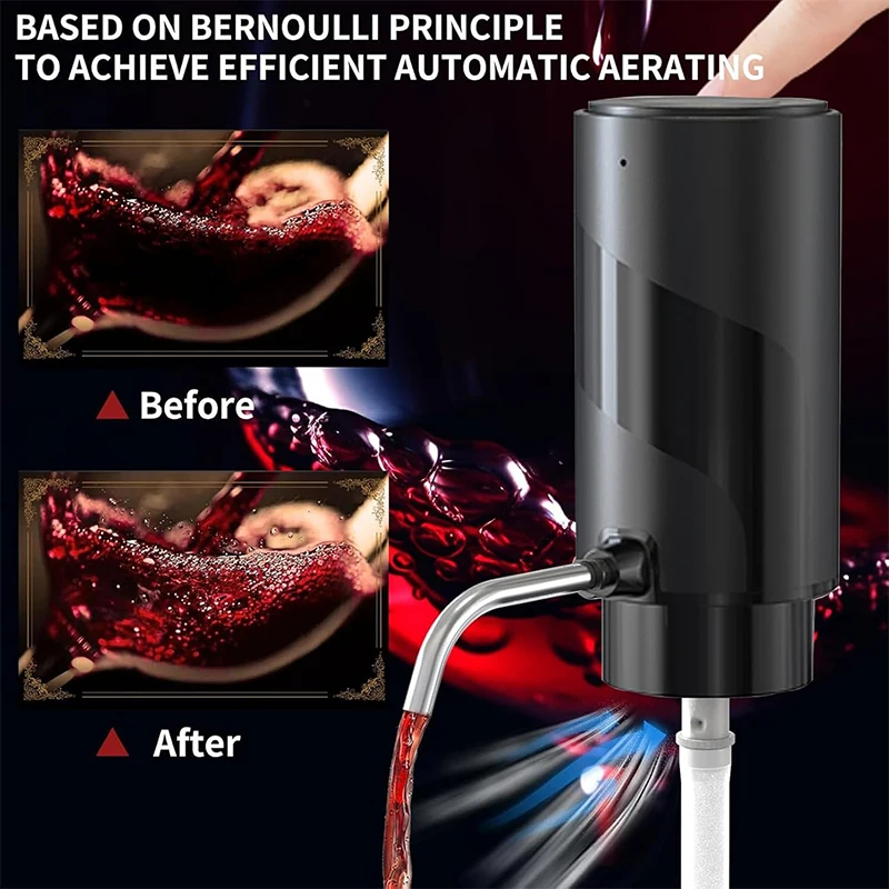 Elektryczny otwieracz do wina  – Decanter Aerator Set recenzja i cena