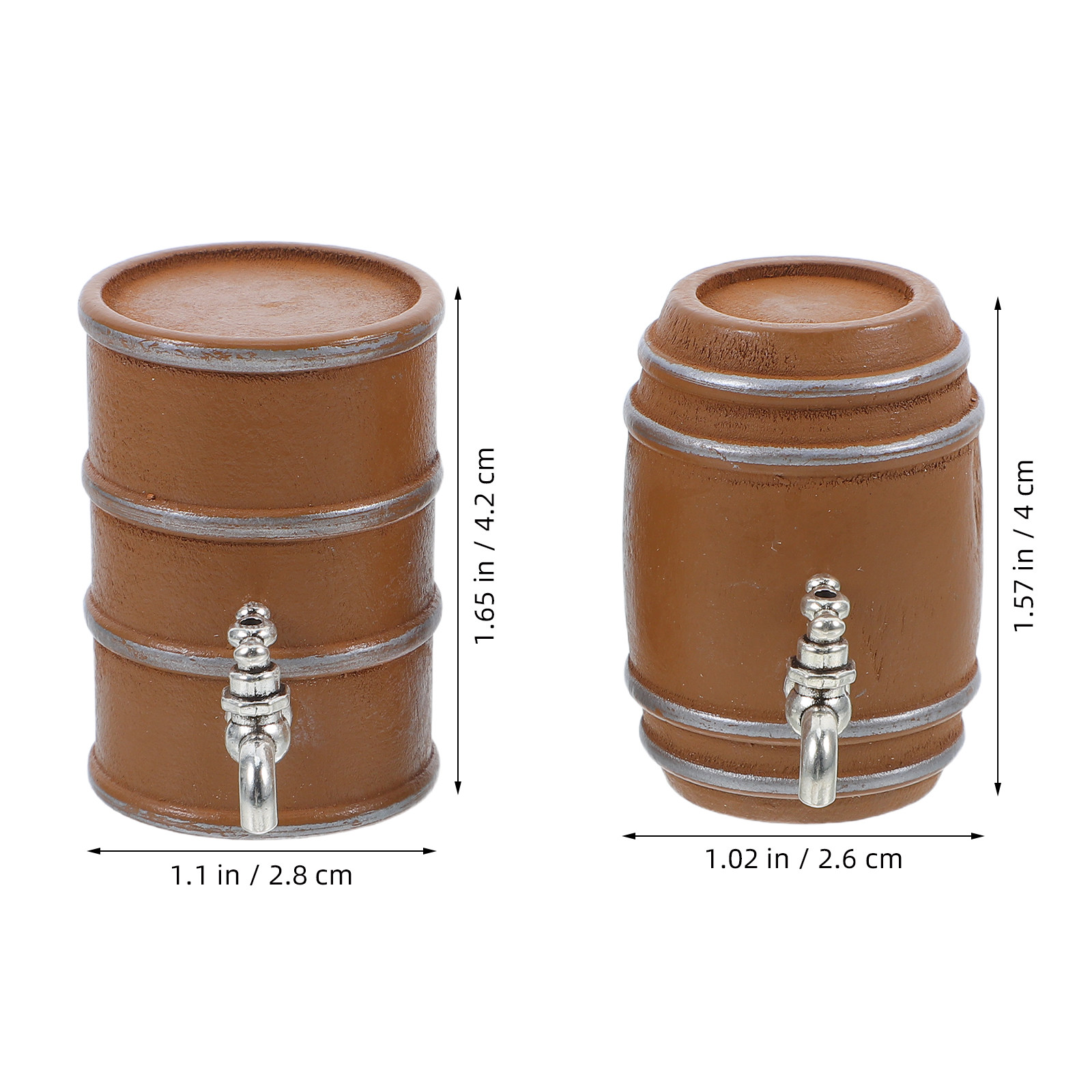 2 szt. Miniaturowe drewniane b – Wine Beer Garden recenzja i cena