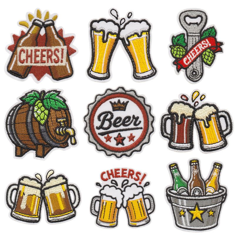 Kreatywna naszywka haftowana z – Is Wine And Beer Difference recenzja i cena